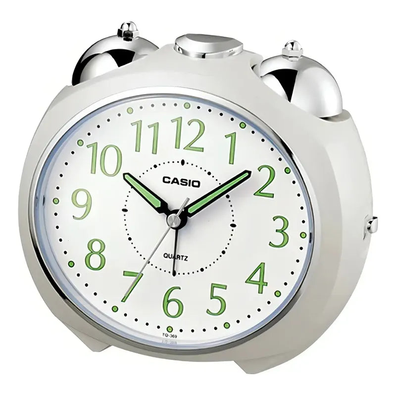 Casio Reloj Despertador Tq-369-7df - Blanco