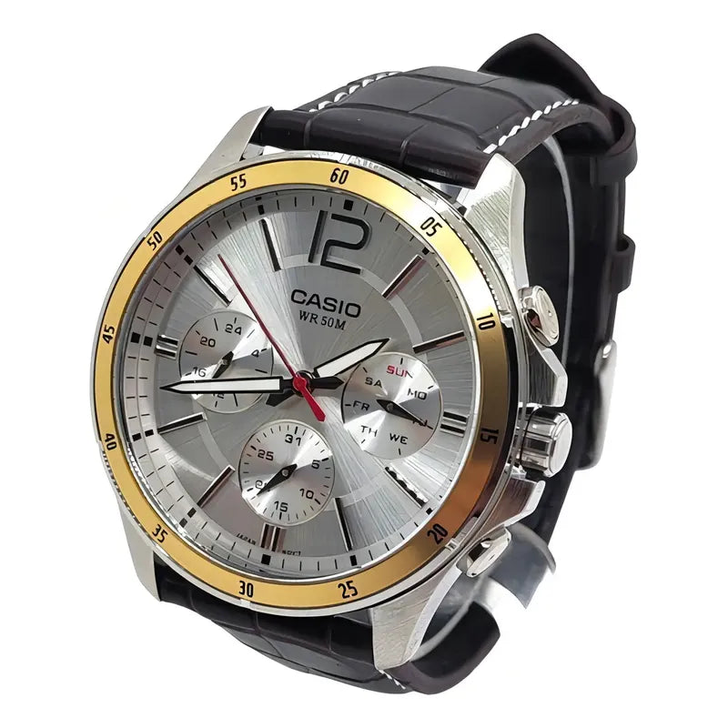 Casio Casio Mtp-1374l Casio Hombre (cód: 21009445) Negro Plata