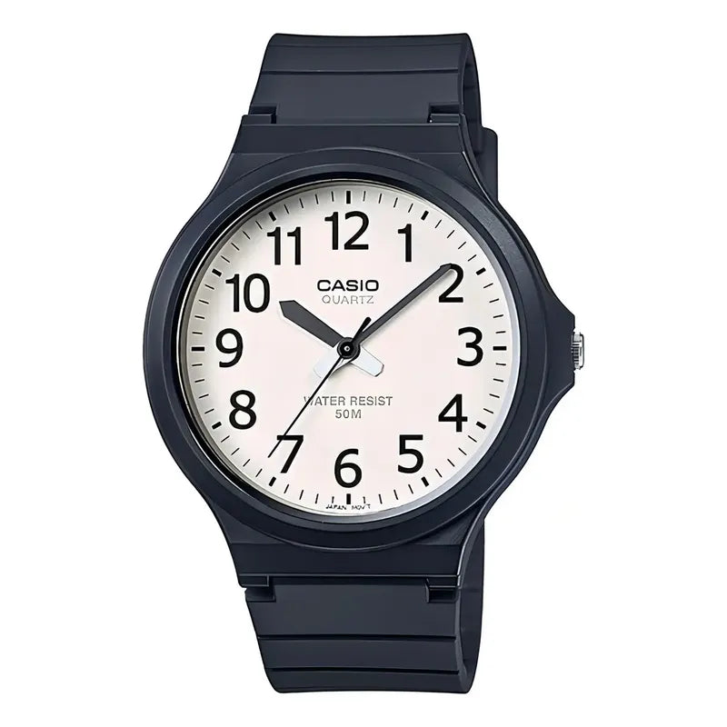 Reloj Casio Mw-240-7bvdf Cuarzo Hombre Negro Blanco