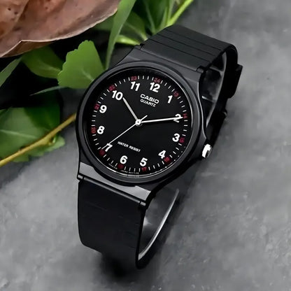 Reloj Pulsera Casio Mq-24-1bl Con Correa De Resina Color Negro Negro