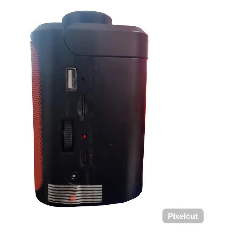 Radio Solar Epe Portátil Am/fm Bluetooth Linterna Rojo Recargable