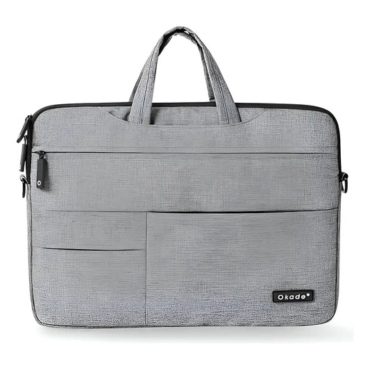 Bolso Estuche Notebook Macbook 13.3 Y 14 Funda Okade T41 Gris
