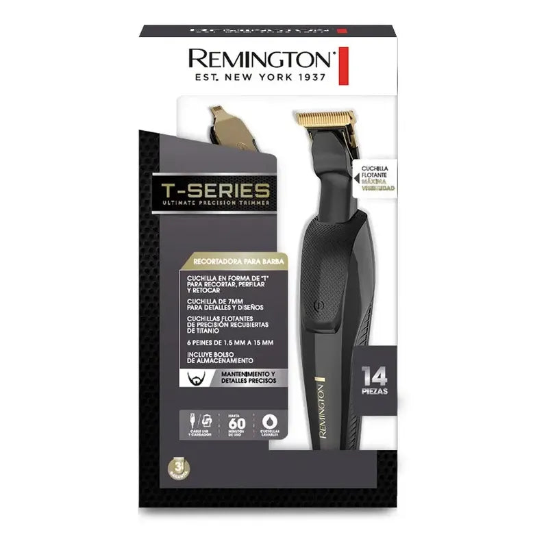 Recortadora De Barba Remington T-series Mb20a Negro
