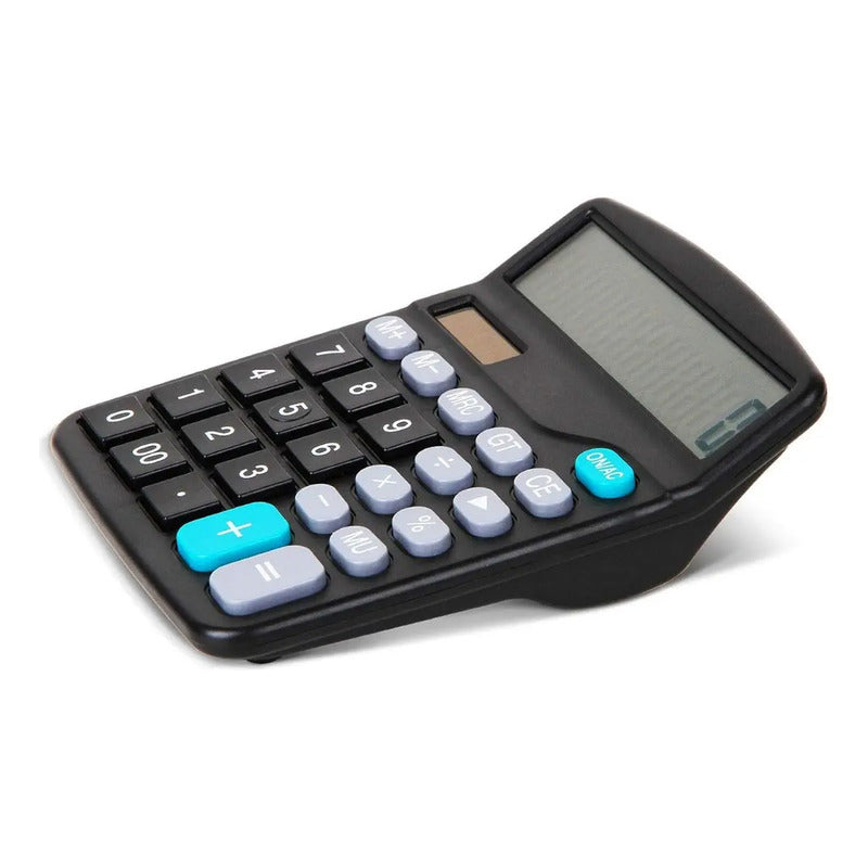 Calculadora Básica Irm 837b 12 Dígitos Portátil Números Grandes Negro