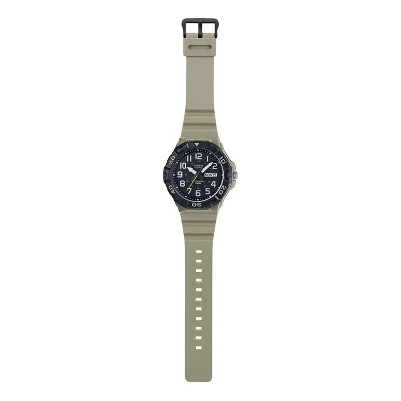 Reloj Casio Para Hombre Analógico Mrw-210h-5av De Resina Sumergible 100m Desert Negro