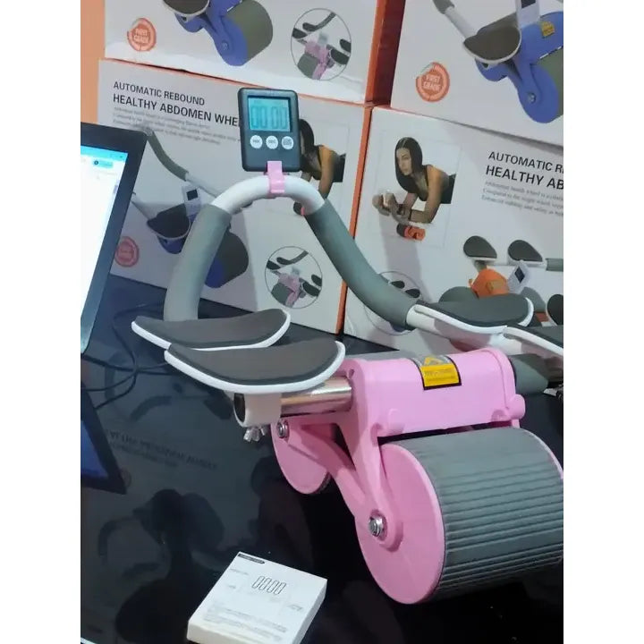 Rueda Abdominal, Soporte Para Codos Rosa