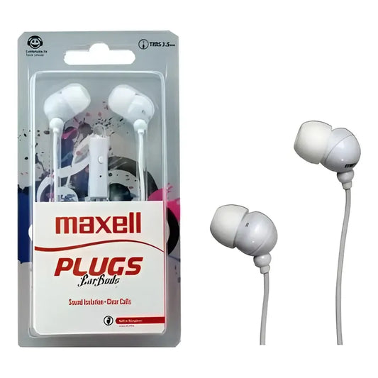 Audífonos Plugs In-ear \ In-mic Genérico Blanco