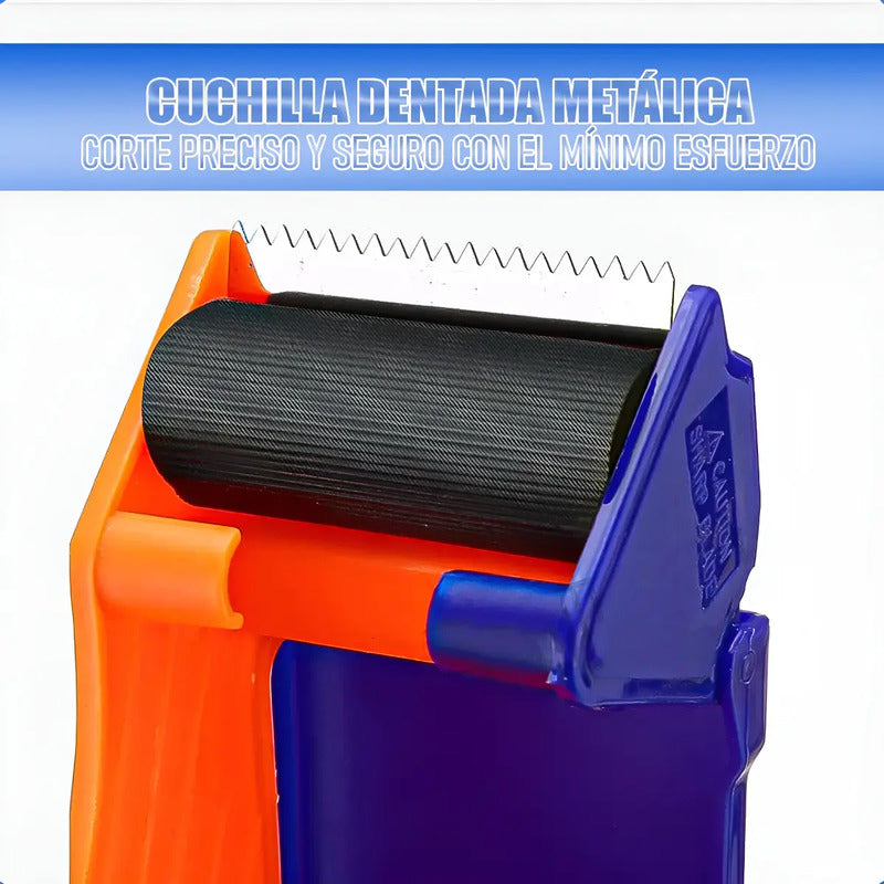Dispensador De Cinta Cortador De Cinta De Embalaje Dispensad Naranja Con Azul