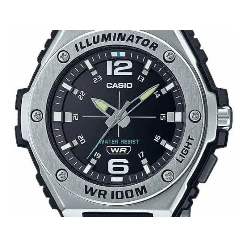 Reloj Casio Mwa100h-1avdf Cuarzo Unisex Negro Plateado