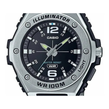 Reloj Casio Mwa100h-1avdf Cuarzo Unisex Negro Plateado