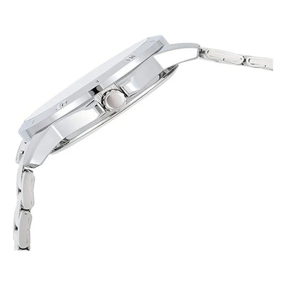 Reloj Pulsera Casio Mtp-v004d-7b2 Con Correa De Acero Inoxidable Color Plateado - Fondo Gris