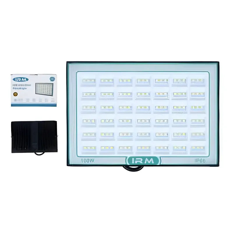 Reflector Proyector Luz Led 100w Ip66 Negro 6500k