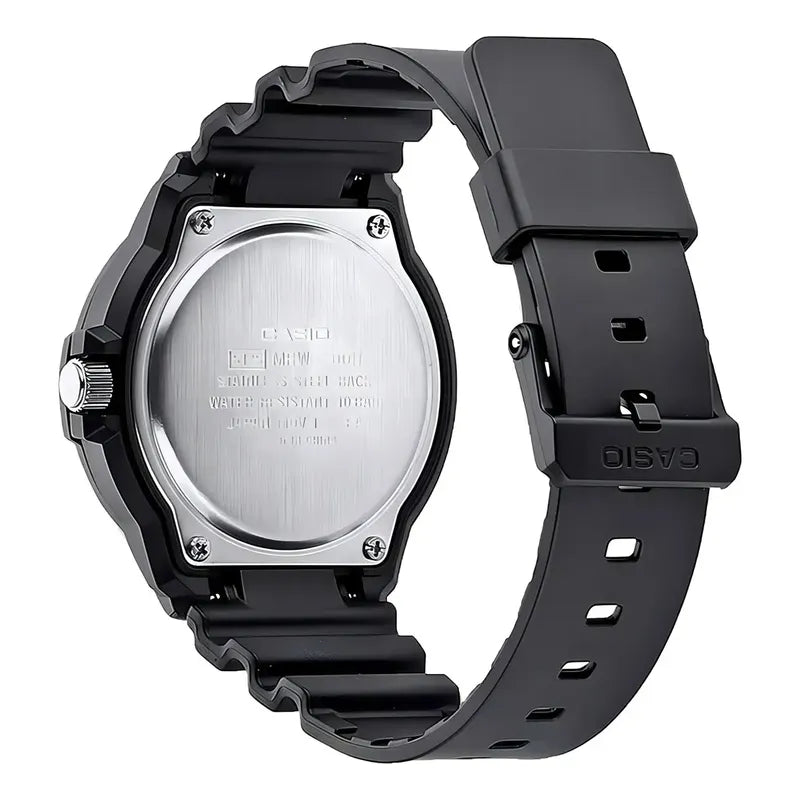 Reloj Pulsera Casio Mrw-200h-3b Con Correa De Resina Color Negro