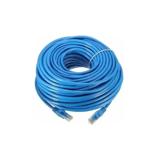 Cable Red Utp Cat6e Rj45 20 Metros Lan Cable Azul