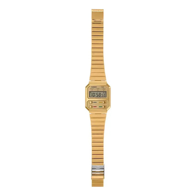 Reloj Casio Vintage A100weg-9adf Dorado