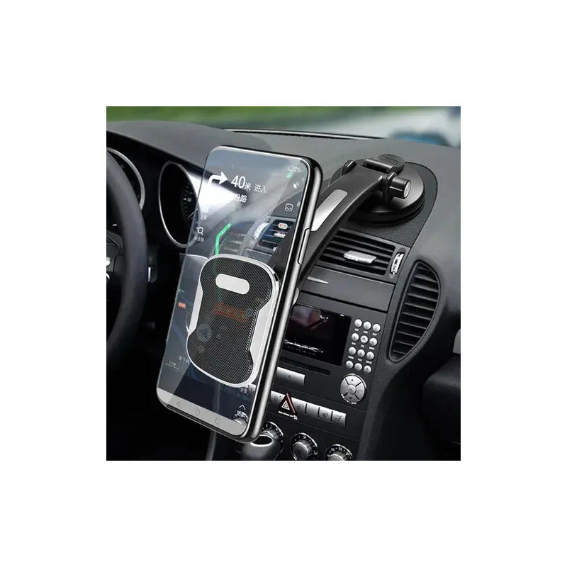 Soporte De Celular Para Auto Con Ventosa Negro