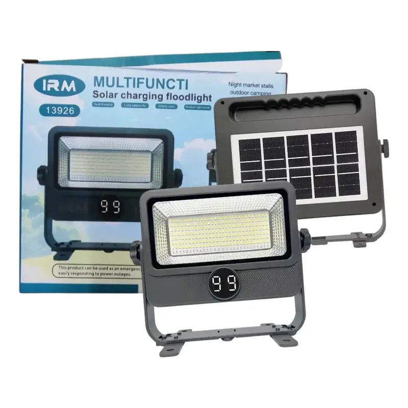 Reflector Irm 13926 100w Luz Potente Exterior Portable Negro Blanco