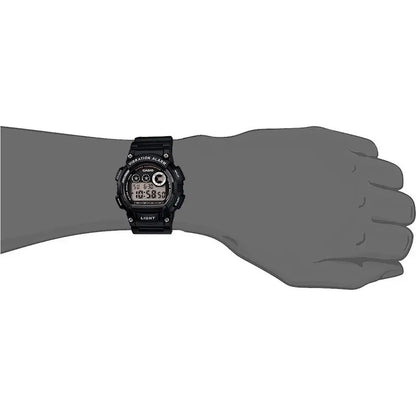 Reloj Casio Modelo: W-735h-1a Negro Sumergible