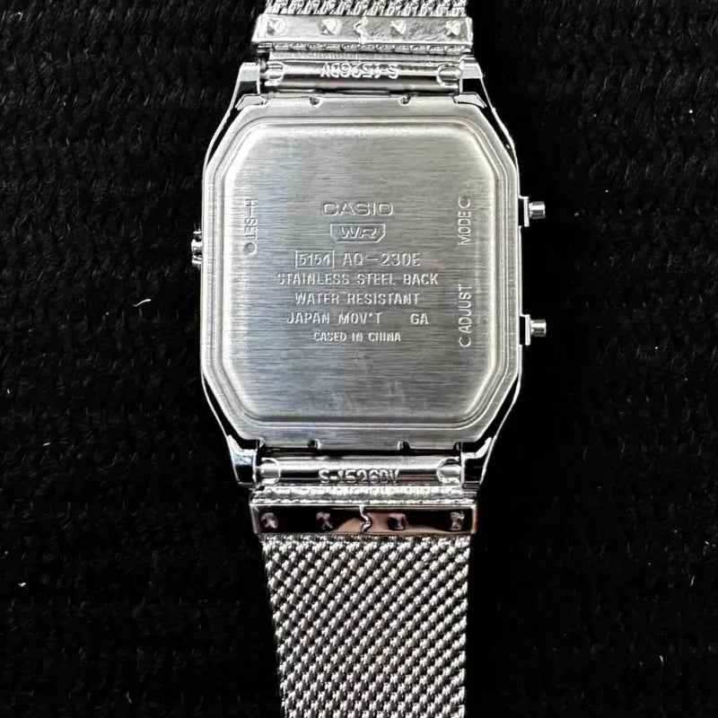 Reloj Casio Vintage Aq-230em-7adf Plateado