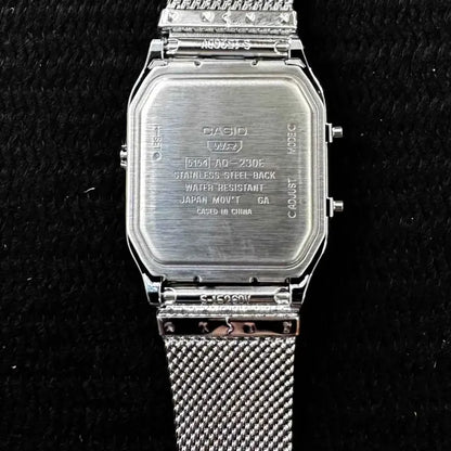 Reloj Casio Vintage Aq-230em-7adf Plateado