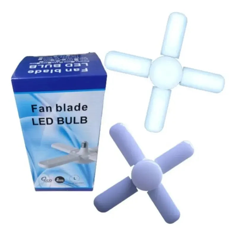 Ampolleta Grande Led 60 W, 4 Aspas E27 Blanco Frío