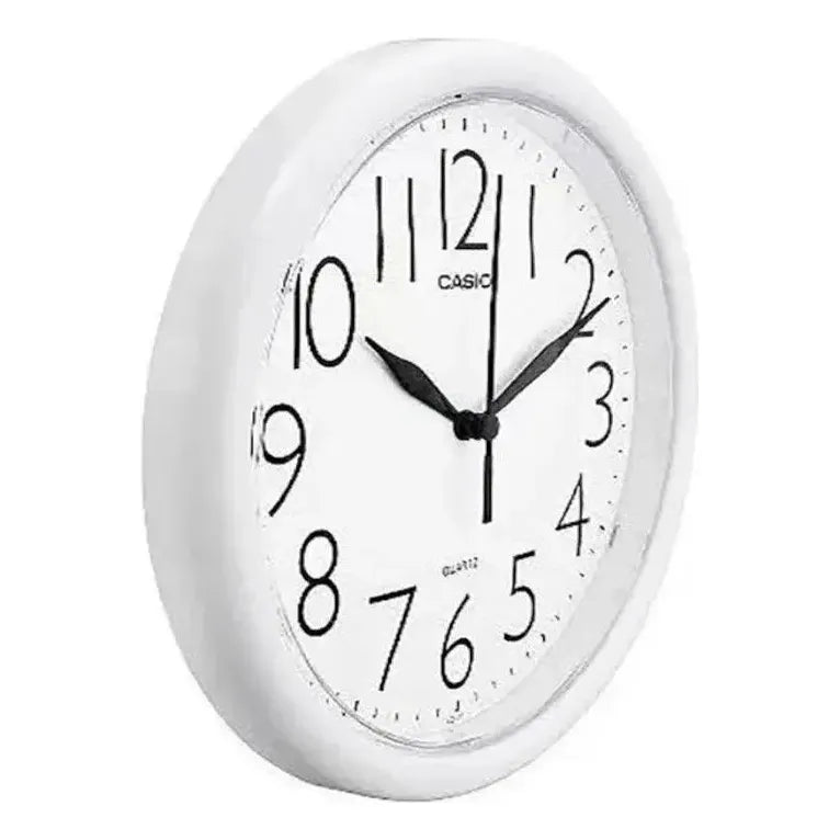 Reloj Pared Casio Iq-05-7 Blanco