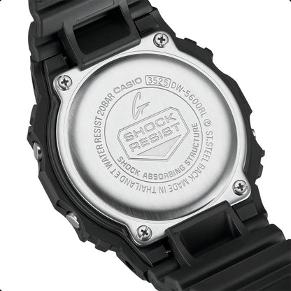 Reloj Casio G-shock Dw-5600rl-1 Digital Para Hombre Con Correa Negra Negro Gris
