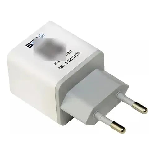Cargador Carga Rápida Con 2 Puertos 30w Tm-200538-wh Blanco