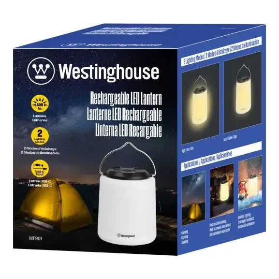 Linterna Farol Led Recargable Usb C 2 Modos Camping 400 Lm Linterna Blanco Luz Amarillo