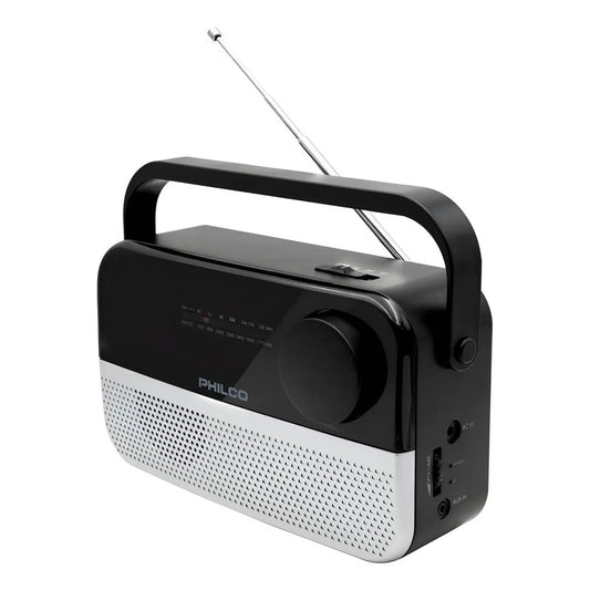 Radio Portátil Philco Pjr2200bt-sl Bluetooth Am/fm, Color Ne Negro