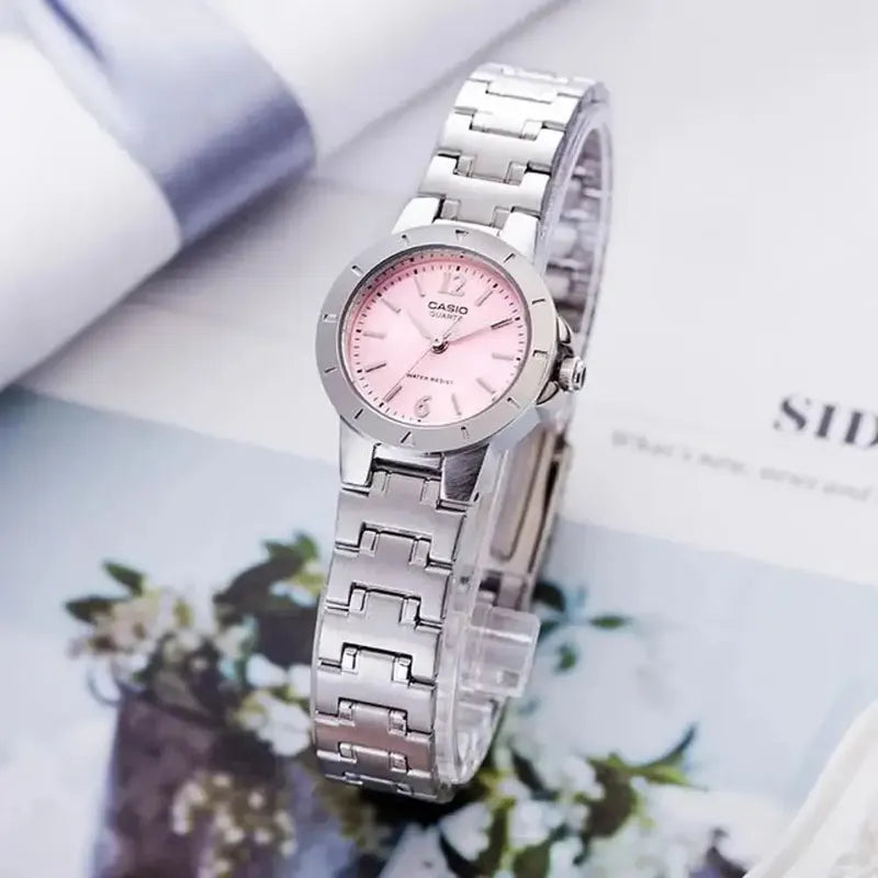 Reloj Casio Mujer Modelo Ltp-1177a-4a1df Color De La Correa Plateado