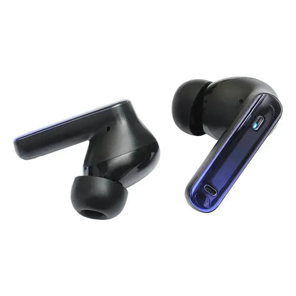 Audífonos Bluetooth Tecmaster Tm-300528 Con Micrófono Y Tws Negro