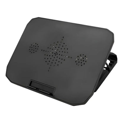 Base Ventilador Notebook Base Cooler Notebook Mesa Enfriador Negro Azul