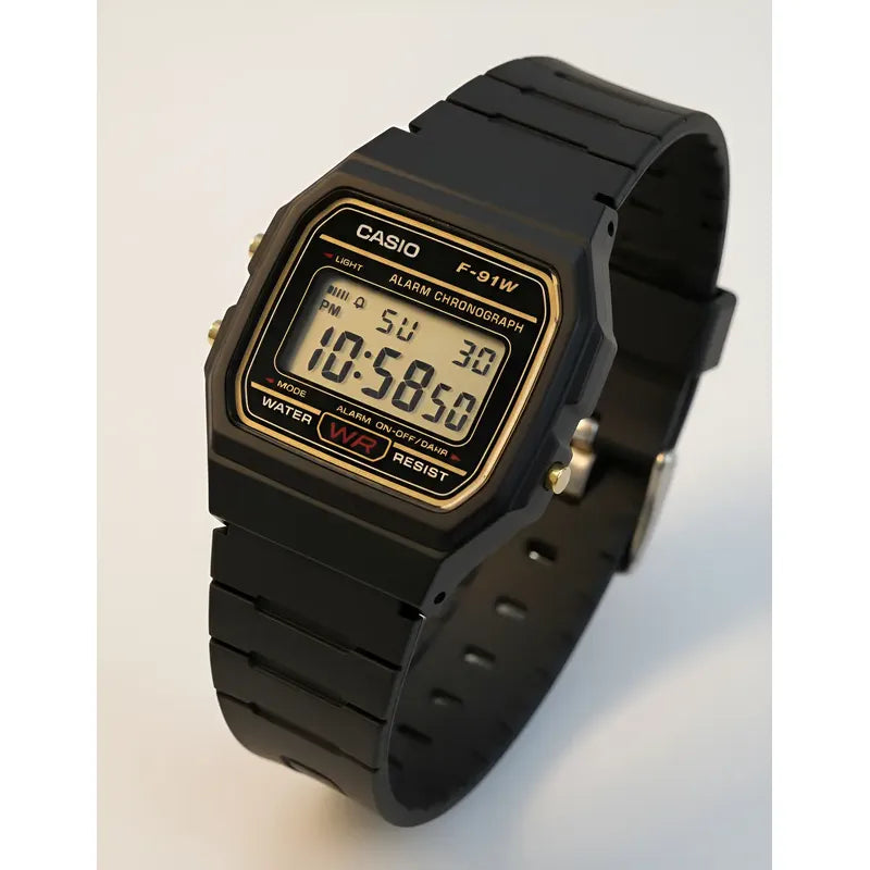 Reloj Unisex Casio Digital F-91wg-9qdf De 3 Atm