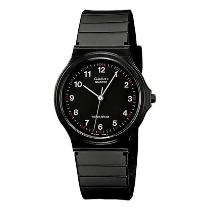 Reloj Pulsera Casio Mq-24-1bl Con Correa De Resina Color Negro Negro