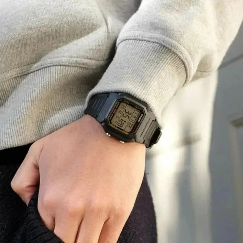 Reloj Pulsera Digital Casio Collection W-800hg-9av Negro Amarillo