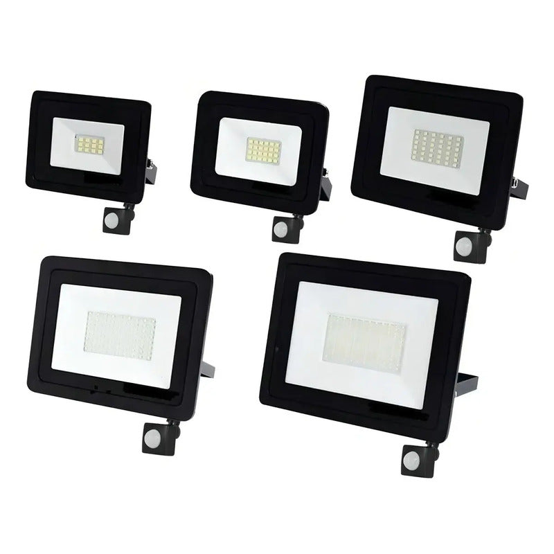 Reflector Led Irm Para Exterior Con Sensor De Movimiento, Ip65 Y Luz Fría