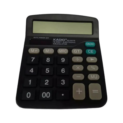 Calculadora Kadio 8837 B Color Negro