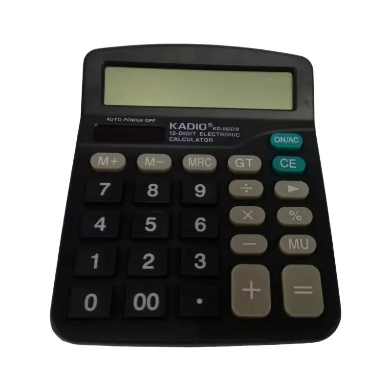 Calculadora Kadio 8837 B Color Negro
