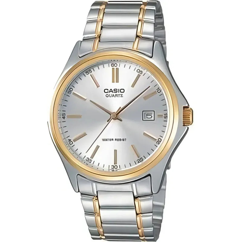 Reloj Análogo Casio Mtp-1183g-7adf Fechador Silver Gold Hombre