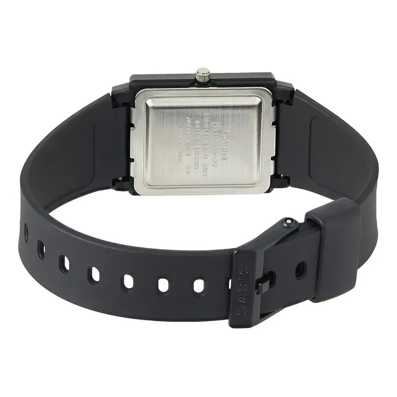 Reloj Pulsera Casio Mq-27-7e Con Correa De Resina Color Negro - Fondo Blanco