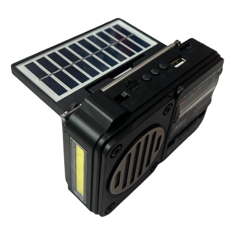 Rdd Rd-322bts Radio 8 Bandas Am/fm/sw Bluetooth 5v Solar Negro