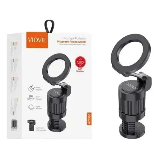 Soporte Para Teléfono Magnético De Viaje 360° Negro