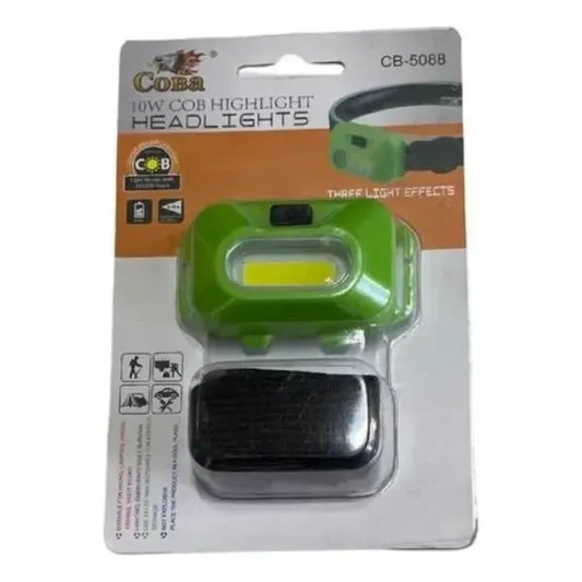 Linterna Frontal Led Coba Cb-5088 200 Lumens Luz Roja 3 Modos