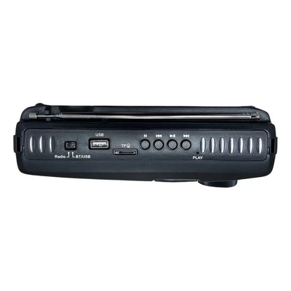 Radio Target Portátil Bluetooth/usb/4 Bandas Am/fm/sw1/sw2 Negro