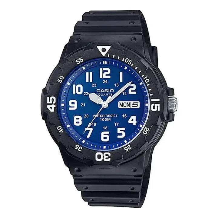 Reloj Casio Análogo Hombre Mrw-200h-2b2v Negro Azul