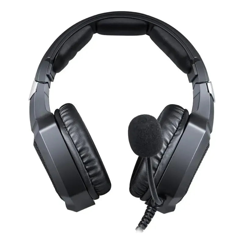 Audifonos Gamer Profesional  K8 Led Para Pc Con Microfono Negro