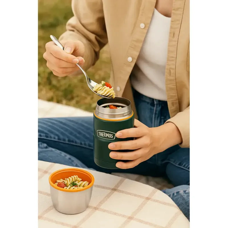 Termo Comida Acero Inox King 470ml Matt Green Verde Musgo