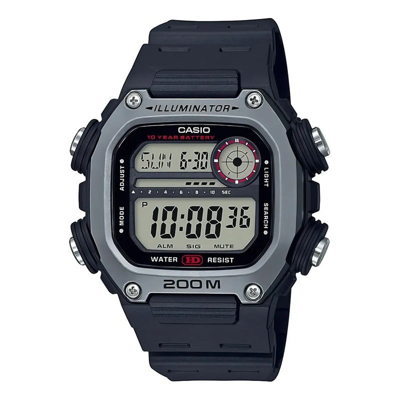 Reloj Casio Dw-291h-1av Cuarzo Hombre Color De La Correa Negro