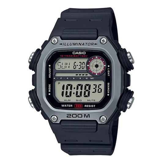Reloj Casio Dw-291h-1av Cuarzo Hombre Color De La Correa Negro
